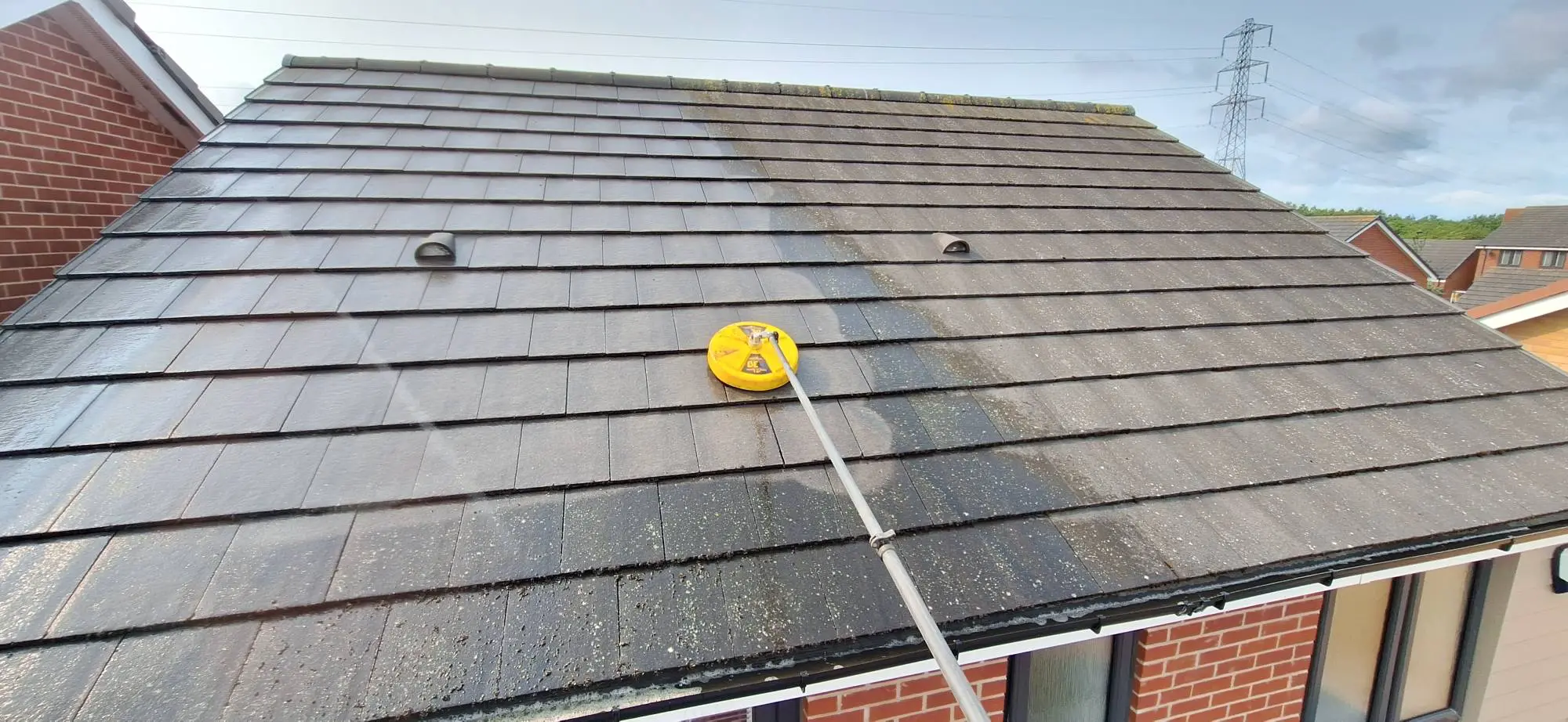 Williams exterior cleaning in action