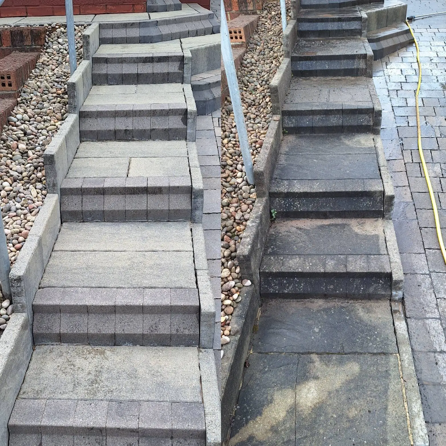 Williams exterior cleaning in action