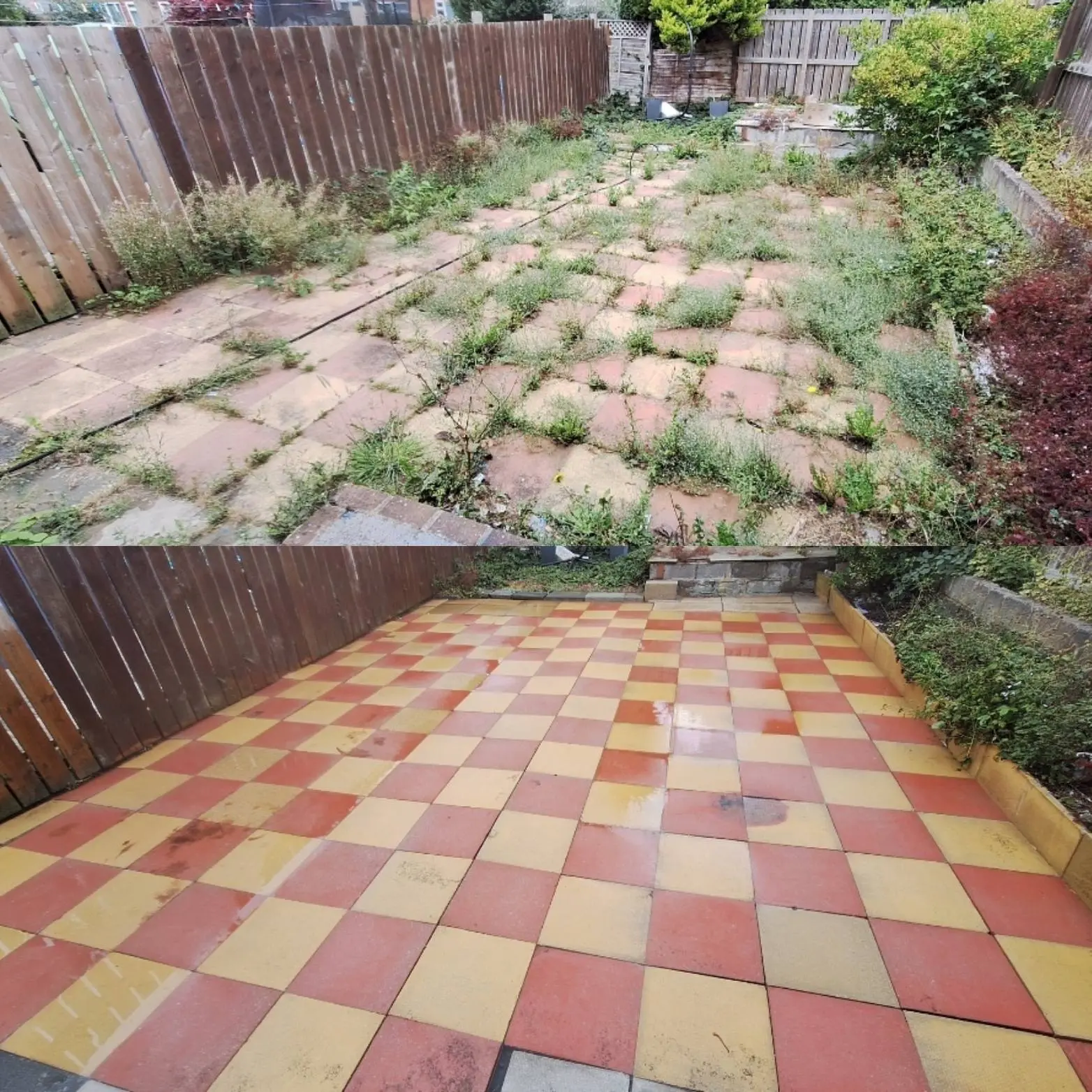 Williams exterior cleaning in action