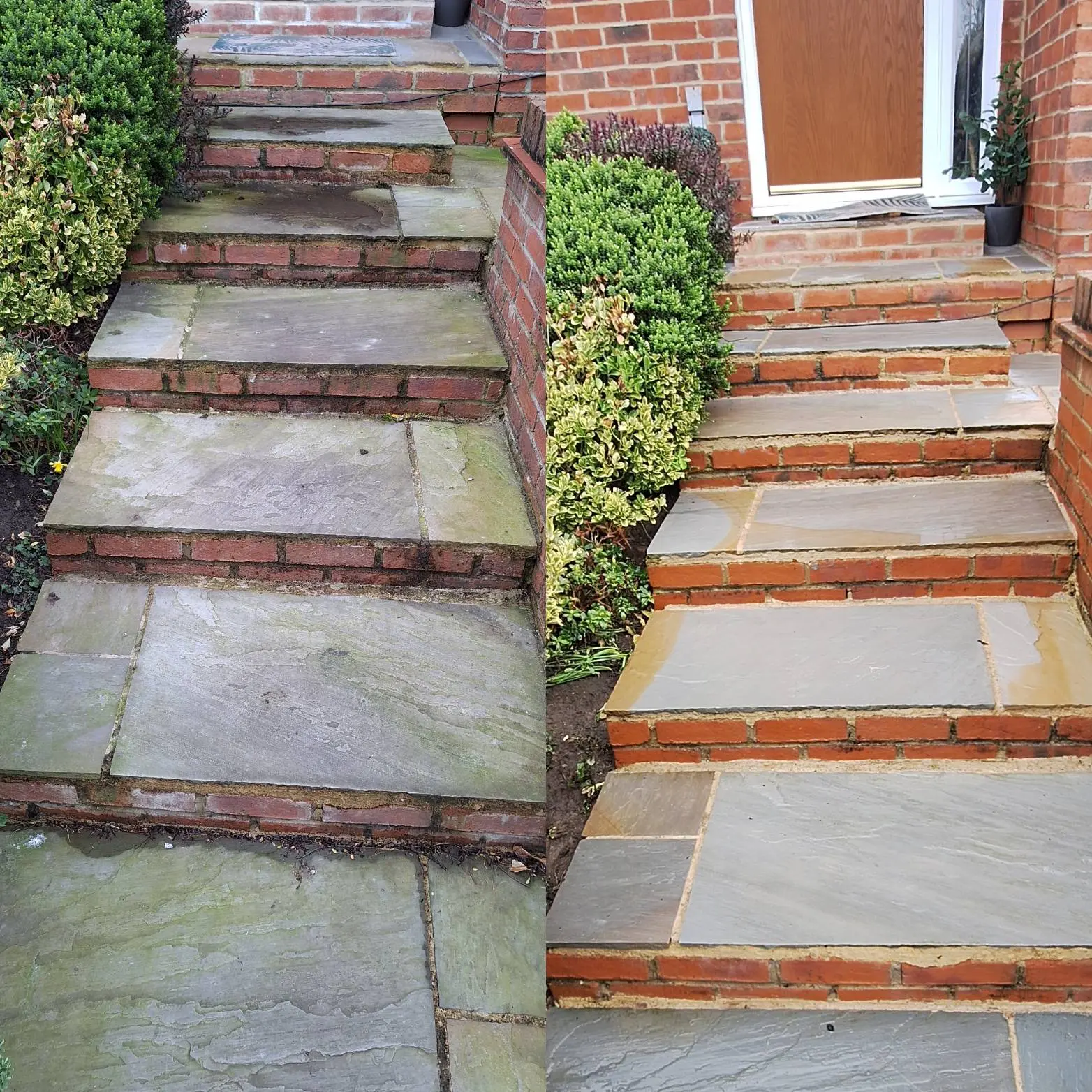 Williams exterior cleaning in action