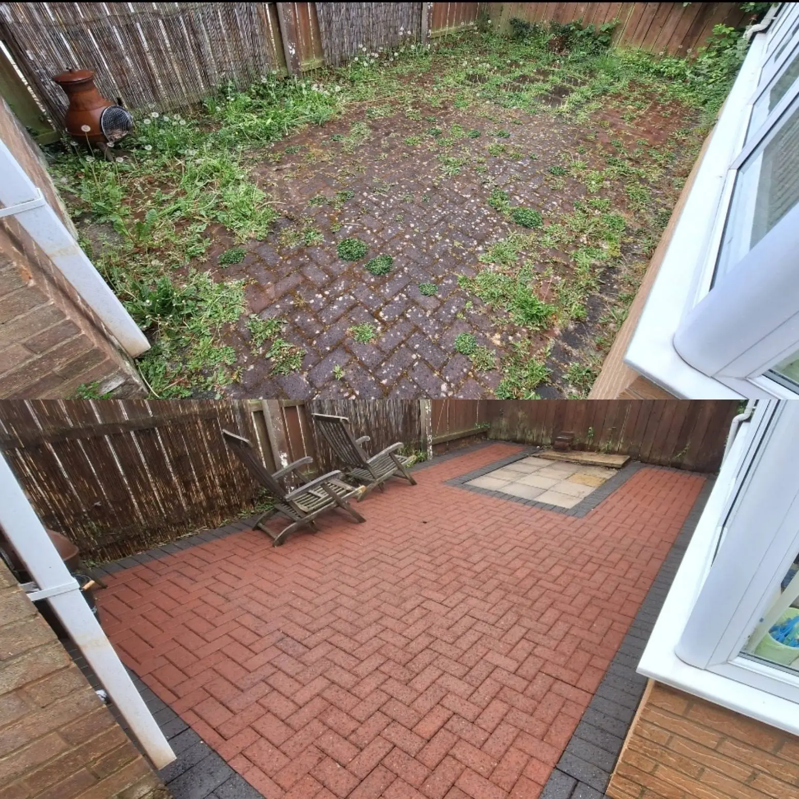 Williams exterior cleaning in action