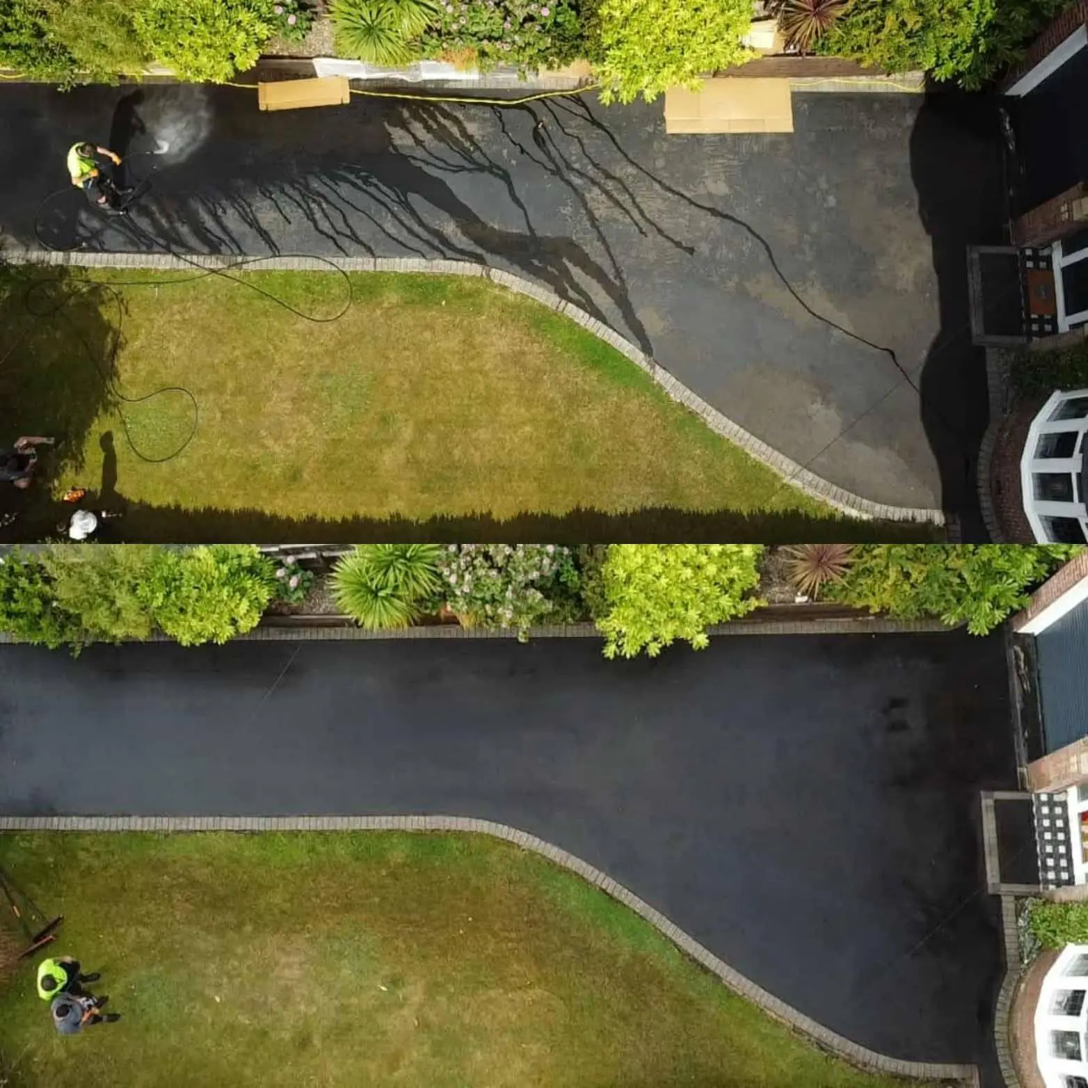 Williams exterior cleaning in action