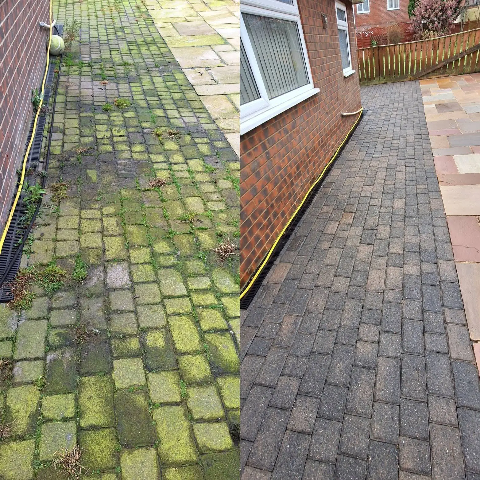 Williams exterior cleaning in action