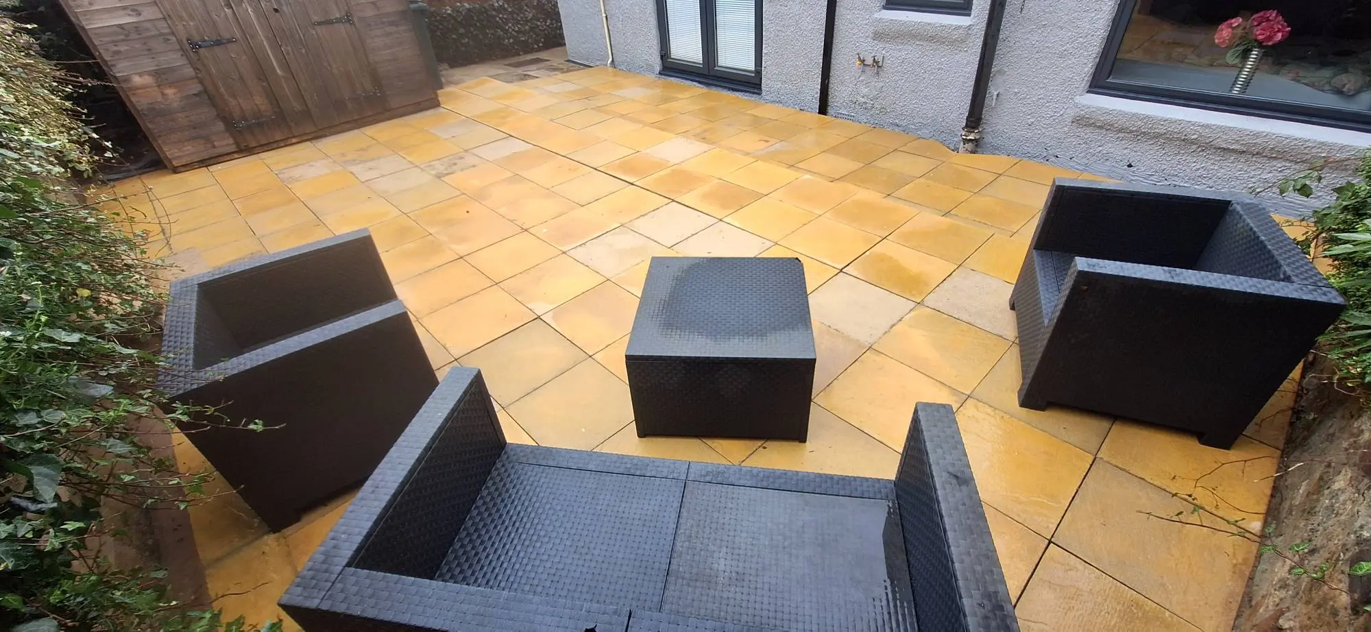 Williams exterior cleaning in action