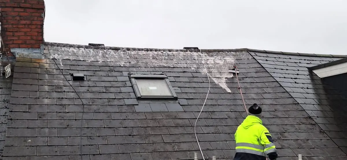 Williams exterior cleaning in action