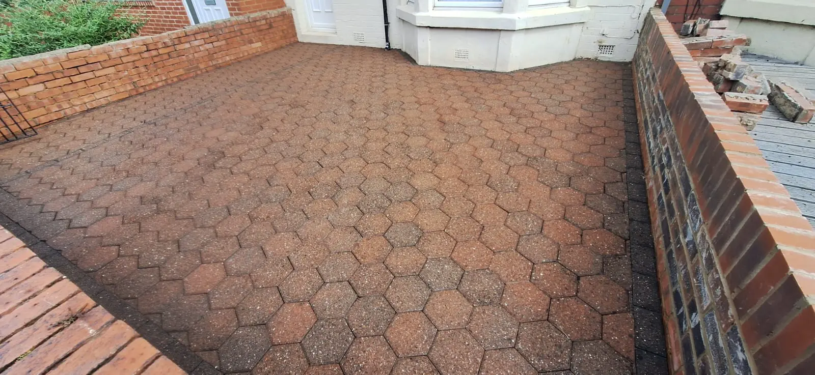 After patio cleaning